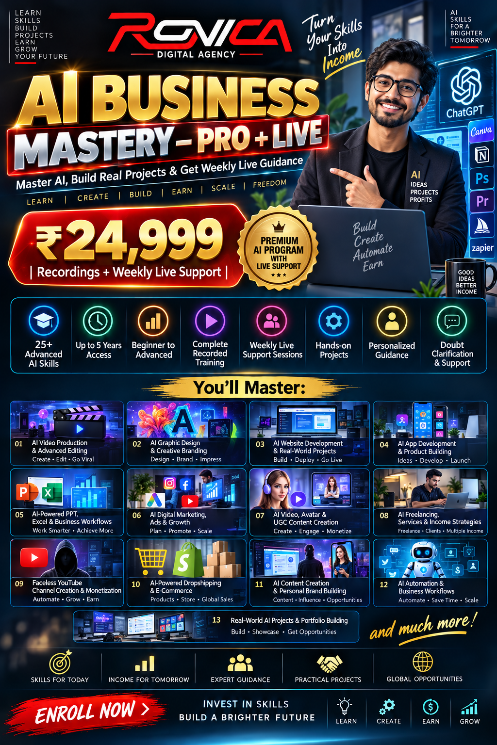 AI Business Mastery — PRO + LIVE